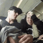 Blonde sucking dick at airplane