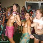 Boobs flashing college party