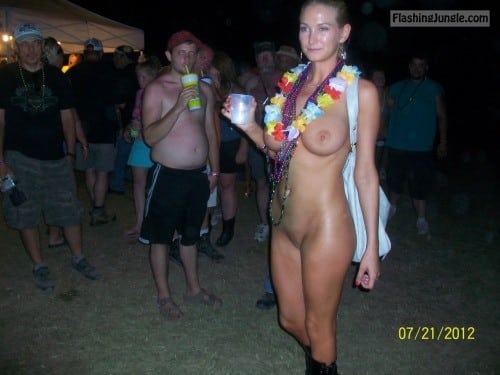 Public Nudity Pics  : naked in public pics outdoors party