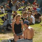 Milf caught pantyless