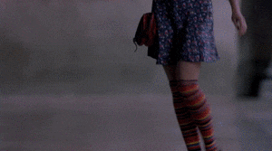Flashing GIFS: Accidental upskirt long socks mini skirt schoolgirl mini skirt pussy