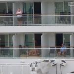 Caught fucking on balcony
