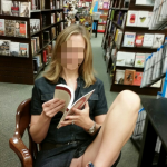 Bookstore pantyless wife