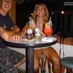 Pantyless german wife chatting with stranger