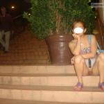 My lover taking a photo of pantyless me: If only hubby knew