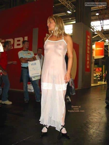 Dress In Public Voyeur Sex - See through white dress no underwear visible nipples and stockings Bitch  Flashing Pics, Boobs Flash Pics, Hotwife Pics, MILF Flashing Pics, No  Panties Pics, Public Flashing Pics, Voyeur Pics from Google, Tumblr,