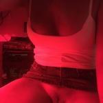 Pantyless in piano bar in Aruba