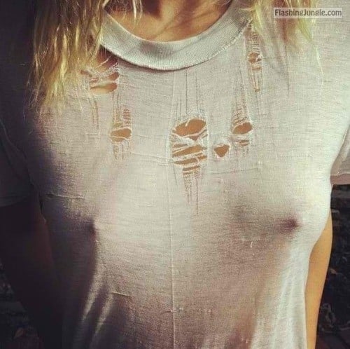White Gfs Tits - GF in white ripped t shirt no bra very sexy Pokies Pics from Google,  Tumblr, Pinterest, Facebook, Twitter, Instagram and Snapchat.