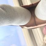 Long socks mini skirt