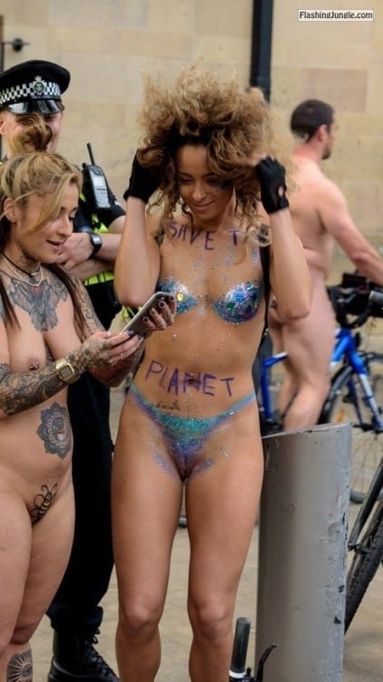 Public Nudity Pics  : thenetty:WNBR Manchester 2017 – save-the-planet-girl