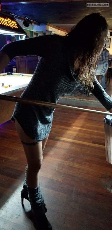 questionsandacts: charlie521972: Another night of sexy pool... public flashing