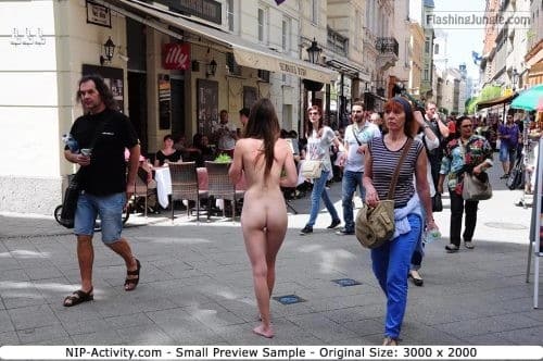 Public Flashing Pics: nude-girls-in-public:NIP-Activity:  Enni  –  Series 3 Follow me…
