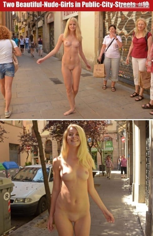 Public Flashing Pics  : cfnf-clothed-female-naked-female: Two Beautiful-Nude-Girls in…