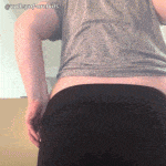 valleyof-orchids: Flashing my booty at work ??