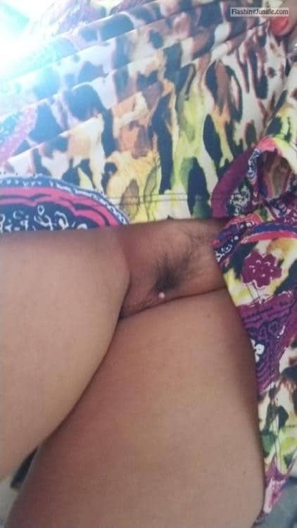 No Panties Pics  : pearlgstring: Summer time . Love to show of my little pussy .