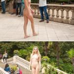 cfnf-clothed-female-naked-female: The only-one-naked-in-public…