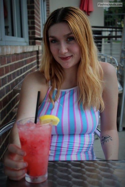 No Panties Pics  : posiesummers: Having an early brunch today. ;) Message me for…