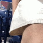 objectsofyourdesire: It was too hot for panties at the baseball…