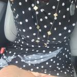 918milftexter: Skirt day at work! Feels so sexy with no…