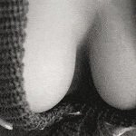 Crazy about down-blouse on big boobs