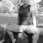 justbuttcat:No panties as usual. Too hot in the park.