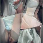 indecentlymeek: I wore a pretty dress out, with matching panties!!Mister made me go take them off. …