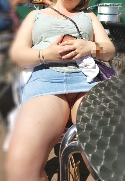 Only best upskirts with plump lady caught in public