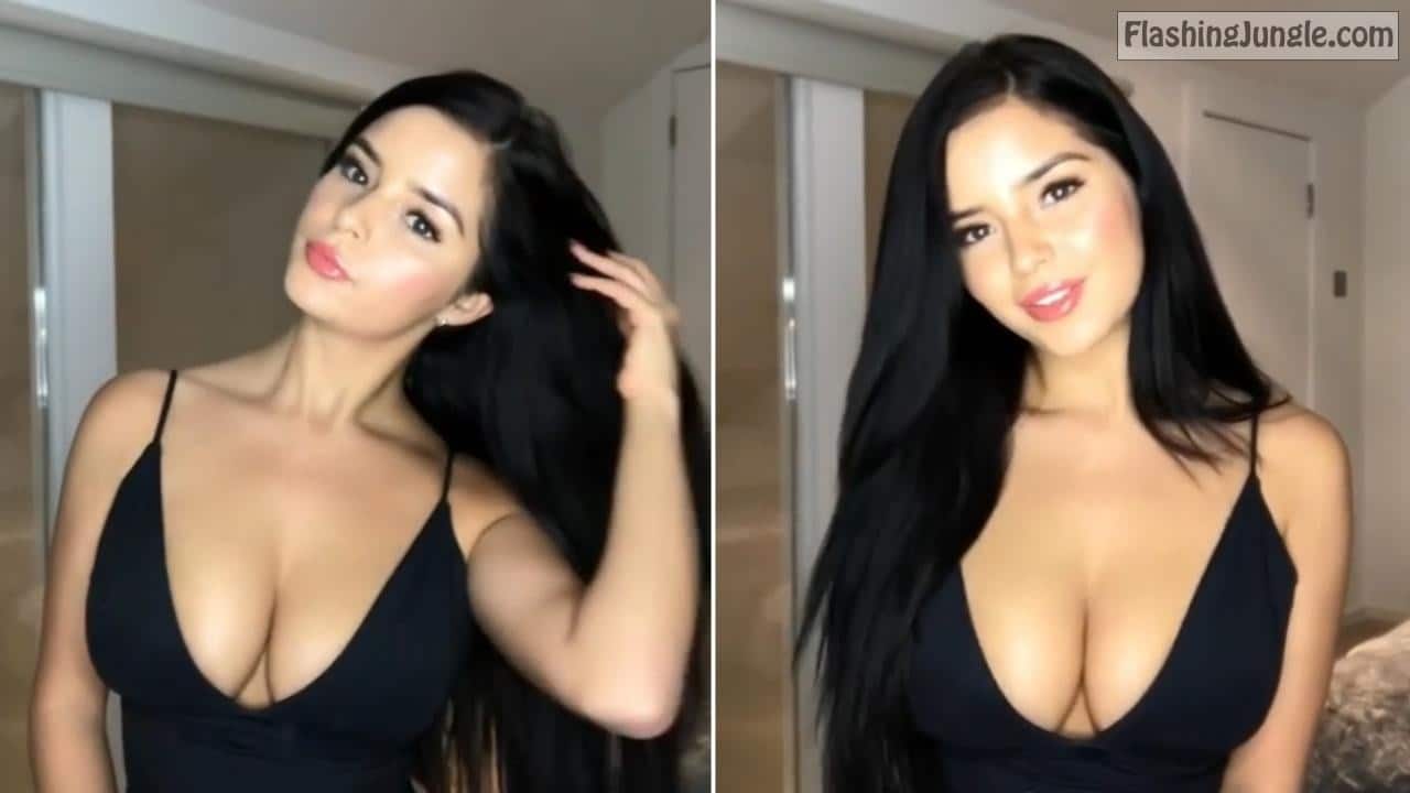 black zulu women shows wet vagina on zoo photos - Slutty Demi Rose shows her cleavage in sexy black dress - Bitch Flashing Pics