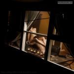 Caught neighbor licking her sexy wife