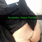 Pantyless and Horny at work