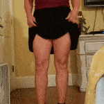 Friend’s mom flashing panyless cunt for us