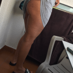 southerncouples: TEASING HUBBY…..BOOTY CALL ??