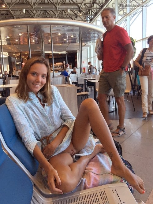 Katya Clover Happy Without Panties On The Airport No Panties Pics Public Flashing Pics Pussy