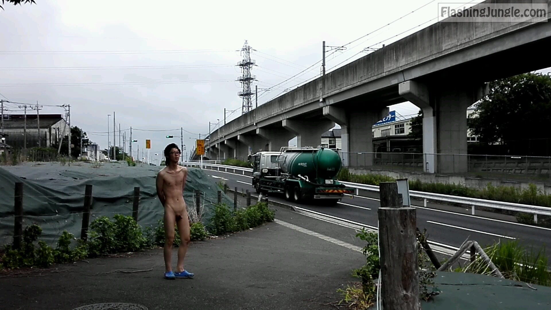 Asian femboy beach nude