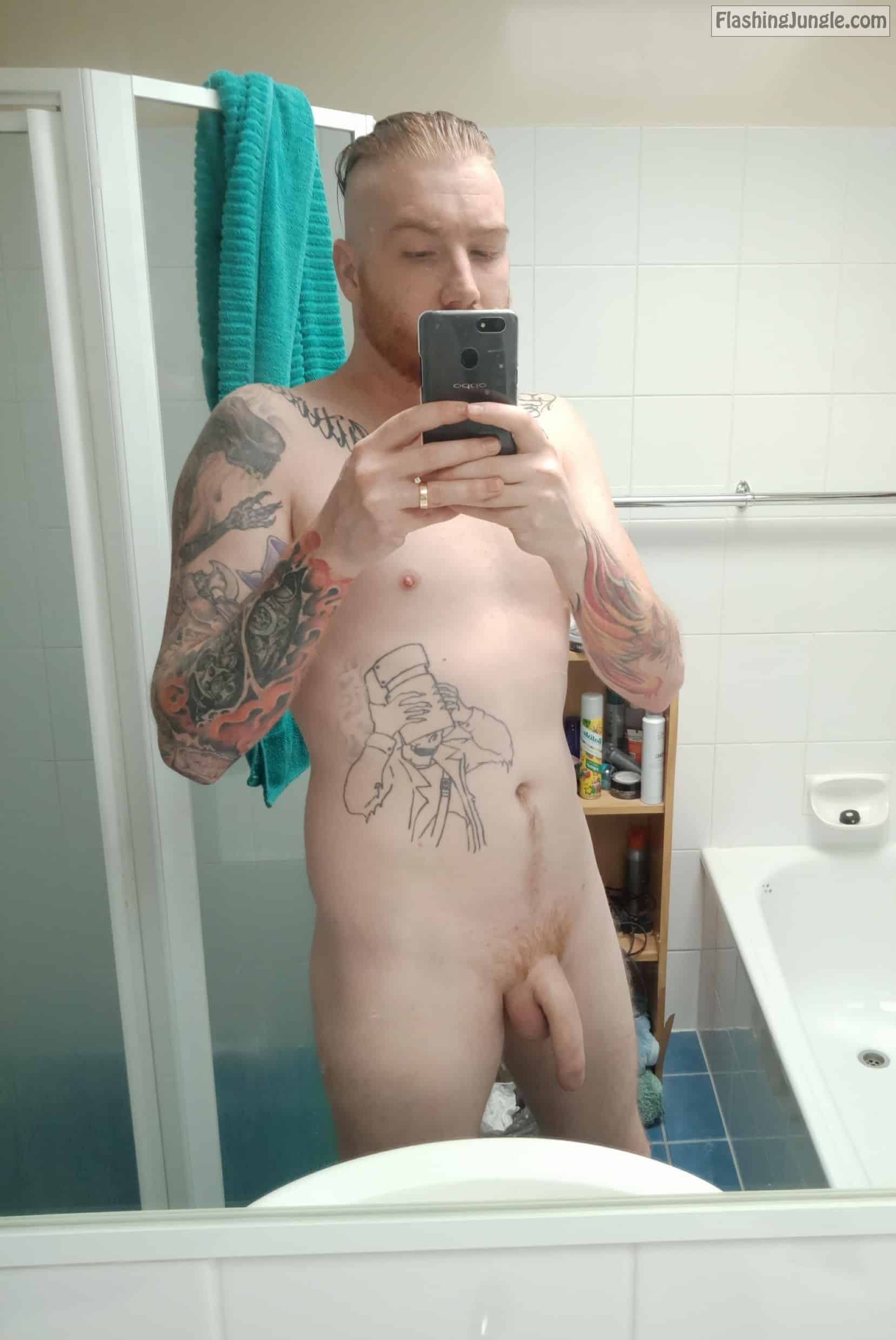 hung redhead penis selfie hd photo