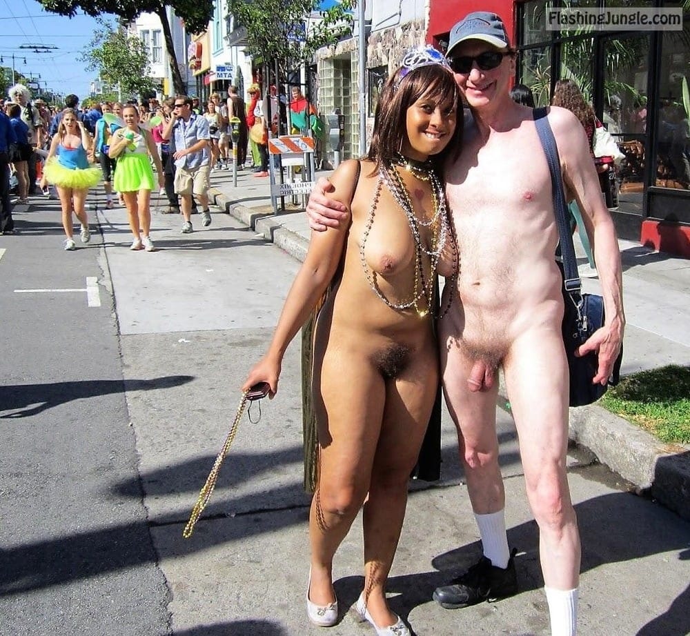flashing and nude in public hot photo