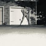 Gay man Naked again in frontyard