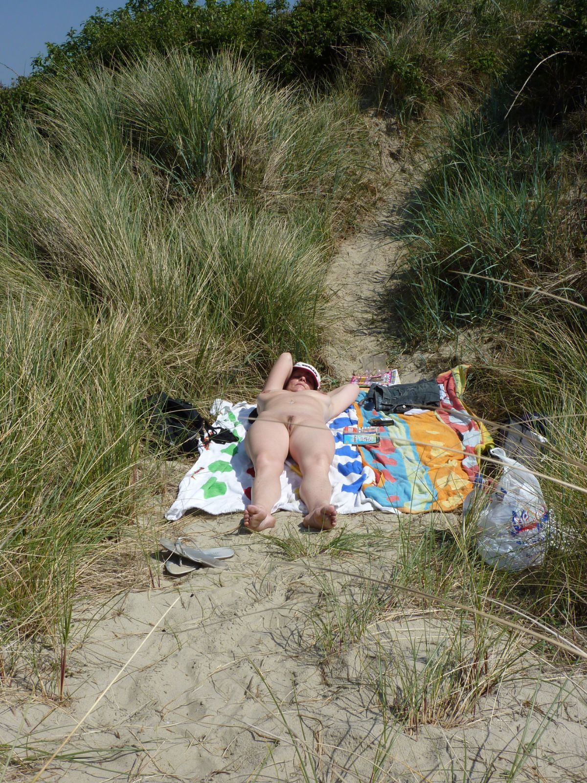 Voyeur Pics Real Amateurs Public Nudity Pics Nude Beach Pics MILF Flashing Pics Hotwife Pics  : Mature slut out flashing on the beach Milf slut naked waiting for stranger to fuck her on the beach