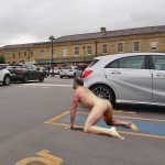 Fake nudity: Naked Male in Public