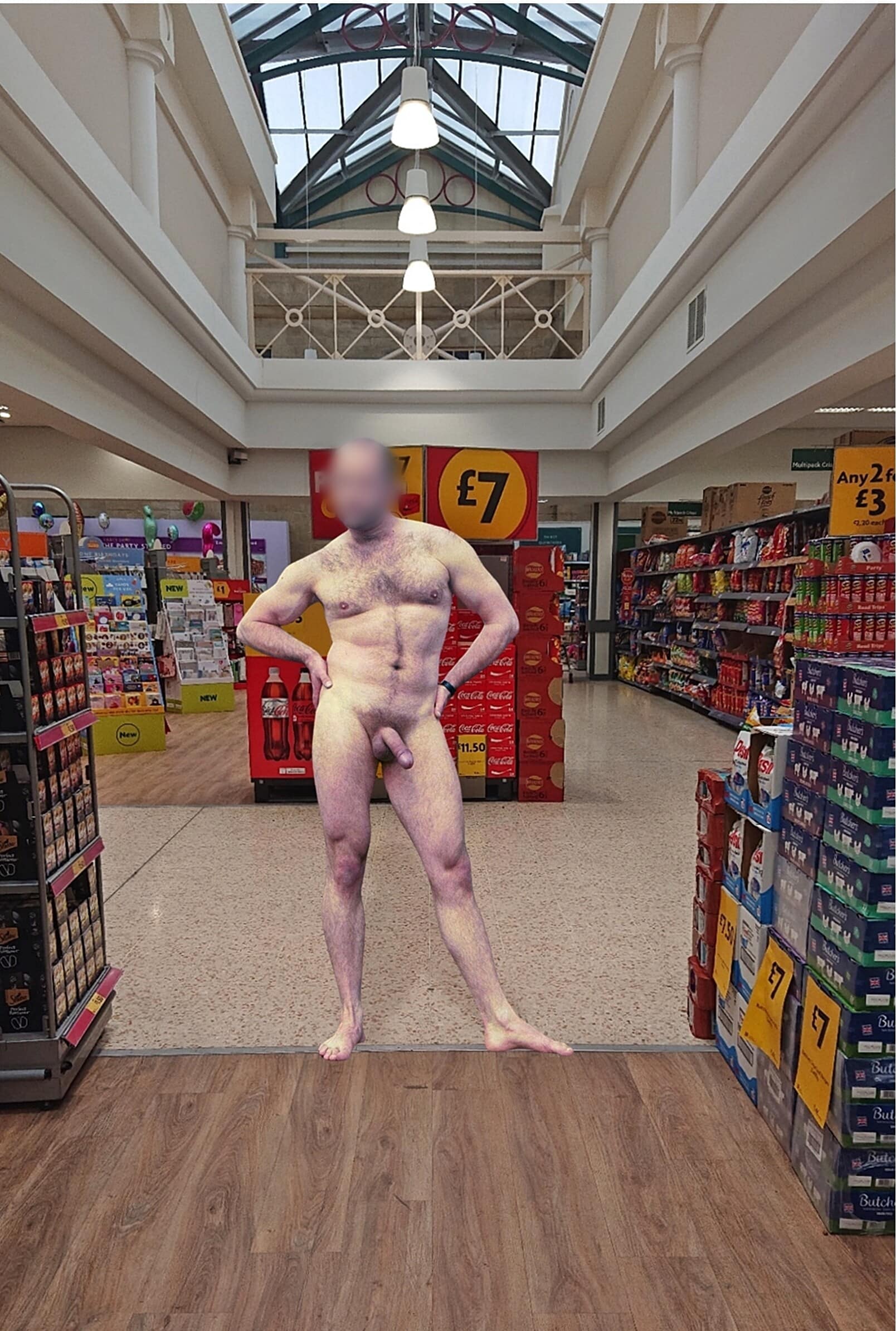 jailbait nudity - Fake nudity: Visit to Morrisons - Public Nudity Pics