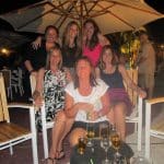 Unaware up skirt caught on group photo