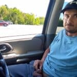 Small dick flashing in parking lot