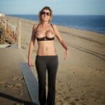 Slut at the seaside