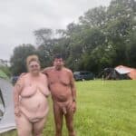 We love camping in the nude