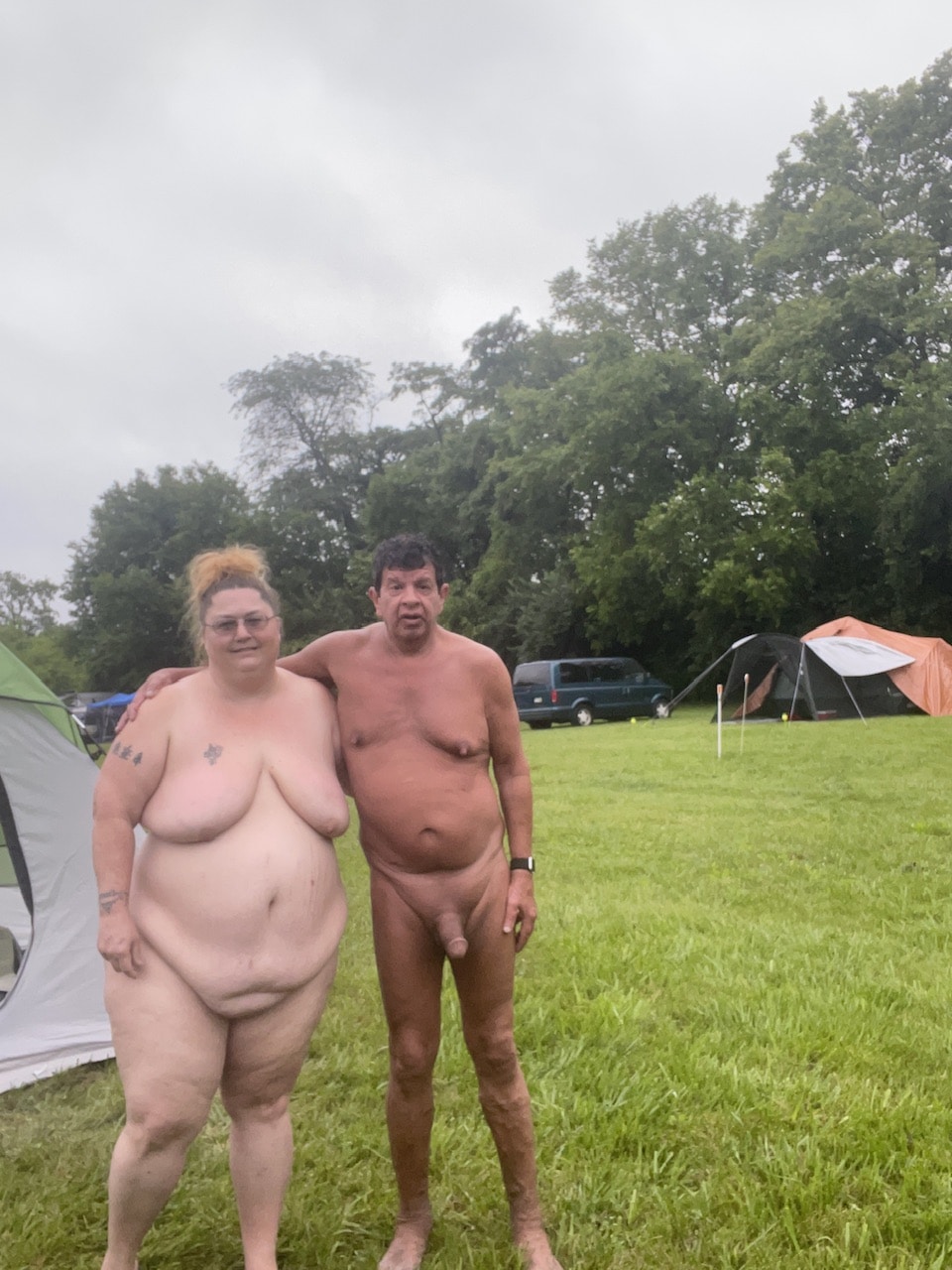 We love camping in the nude real nudity