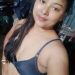 Attractive Asian kitty in bra