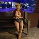 Blondie’s tits come out on the street