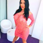 Here is a milf slut in a new dress