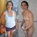 Portuguese milf Rosa – dressed and undressed