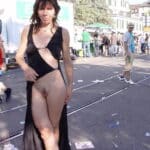 Nice slut dress and no panties